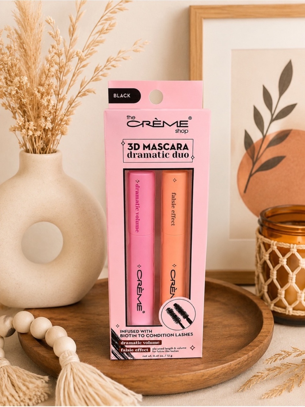 The Crème Shop 3D Mascara Dramatic Duo NIB
